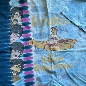 Vintage The Beatles Yellow Submarine Tie-Dye T-Shirt